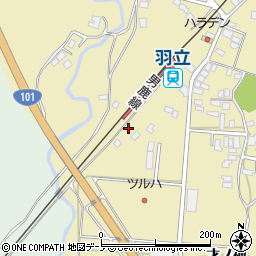 秋田県男鹿市船川港比詰大巻76周辺の地図