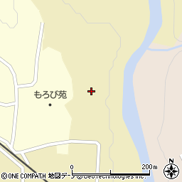 秋田県北秋田市阿仁比立内狐台周辺の地図