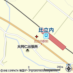 秋田県北秋田市阿仁幸屋渡大綱周辺の地図