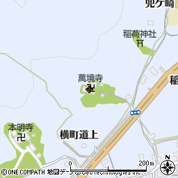 万境寺周辺の地図