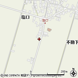秋田県潟上市天王塩口26周辺の地図