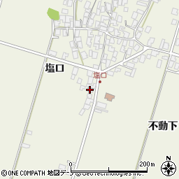 秋田県潟上市天王塩口173周辺の地図