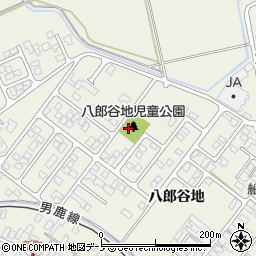 八郎谷地街区公園周辺の地図