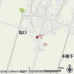 秋田県潟上市天王塩口178周辺の地図