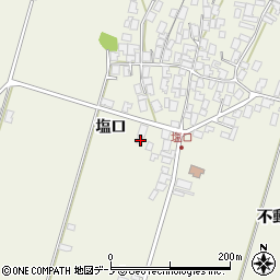 秋田県潟上市天王塩口180周辺の地図