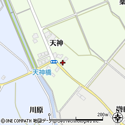 上井河郵便局周辺の地図