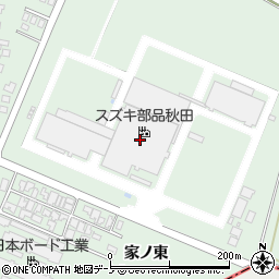 スズキ部品秋田労働組合周辺の地図