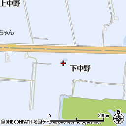 秋田県男鹿市脇本脇本（下中野）周辺の地図