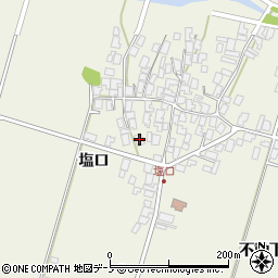 秋田県潟上市天王塩口49周辺の地図
