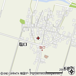 秋田県潟上市天王塩口45周辺の地図