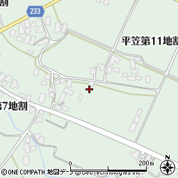 岩手県八幡平市平笠（第１０地割）周辺の地図