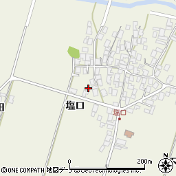 秋田県潟上市天王塩口189周辺の地図