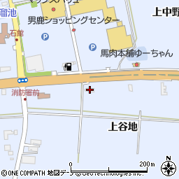 秋田県男鹿市脇本脇本上谷地周辺の地図