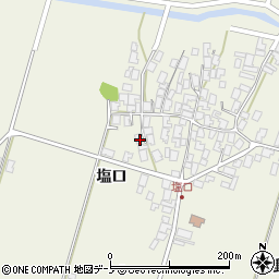 秋田県潟上市天王塩口47周辺の地図