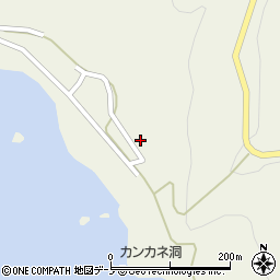 秋田県男鹿市戸賀加茂青砂向山周辺の地図