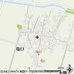 秋田県潟上市天王塩口73周辺の地図
