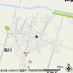 秋田県潟上市天王塩口85周辺の地図
