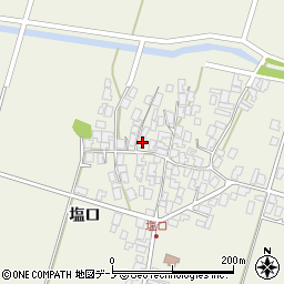秋田県潟上市天王塩口103周辺の地図