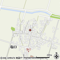 秋田県潟上市天王塩口96周辺の地図