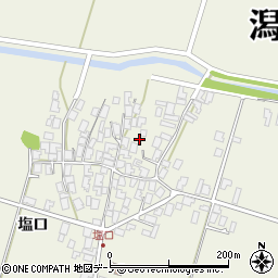 秋田県潟上市天王塩口92周辺の地図