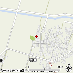 秋田県潟上市天王塩口115周辺の地図