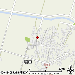 秋田県潟上市天王塩口111周辺の地図