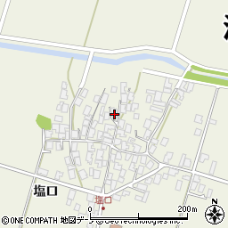 秋田県潟上市天王塩口97周辺の地図