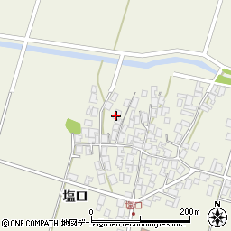 秋田県潟上市天王塩口108周辺の地図