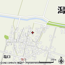秋田県潟上市天王塩口93周辺の地図