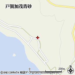 秋田県男鹿市戸賀加茂青砂向山70周辺の地図