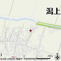 秋田県潟上市天王塩口278周辺の地図