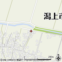 秋田県潟上市天王塩口583周辺の地図