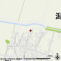 秋田県潟上市天王塩口411周辺の地図
