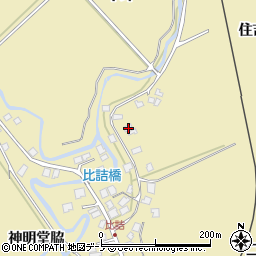 秋田県男鹿市船川港比詰住吉周辺の地図