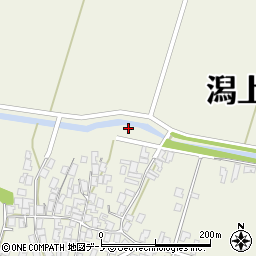 秋田県潟上市天王塩口415周辺の地図