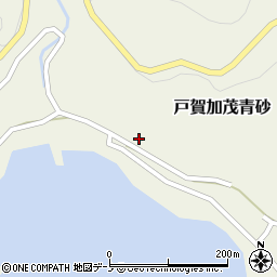 男鹿市加茂青砂へき地出張診療所周辺の地図