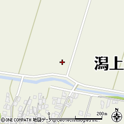 秋田県潟上市天王天塩周辺の地図
