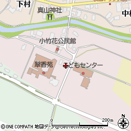 秋田県南秋田郡井川町小竹花道端47周辺の地図