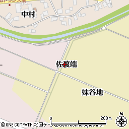 秋田県南秋田郡井川町坂本佐渡端周辺の地図