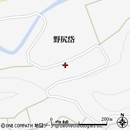 秋田県北秋田市阿仁戸鳥内野尻岱152周辺の地図