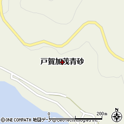 秋田県男鹿市戸賀加茂青砂周辺の地図