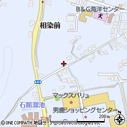 秋田県男鹿市脇本脇本相染前周辺の地図