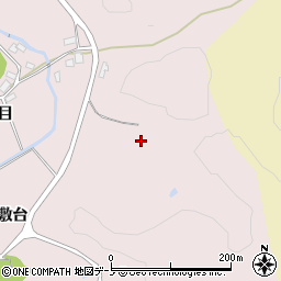 秋田県男鹿市船川港仁井山（屋敷台）周辺の地図