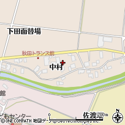 中下村児童館周辺の地図