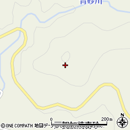 秋田県男鹿市戸賀加茂青砂倉道周辺の地図