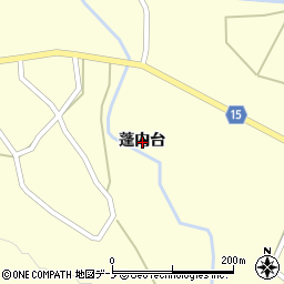 秋田県南秋田郡五城目町馬場目蓬内台周辺の地図