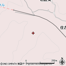 秋田県男鹿市脇本田谷沢住吉周辺の地図