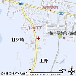 秋田県男鹿市脇本脇本上野周辺の地図