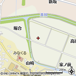 秋田県井川町（南秋田郡）保野子周辺の地図