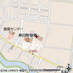 井川町役場　歴史民俗資料館周辺の地図